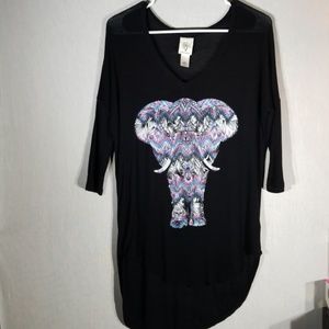 Boho Elephant Tunic B56